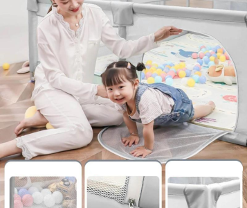 Бебешка кошара за игра с килимче – мнения и защо родителите я препоръчват